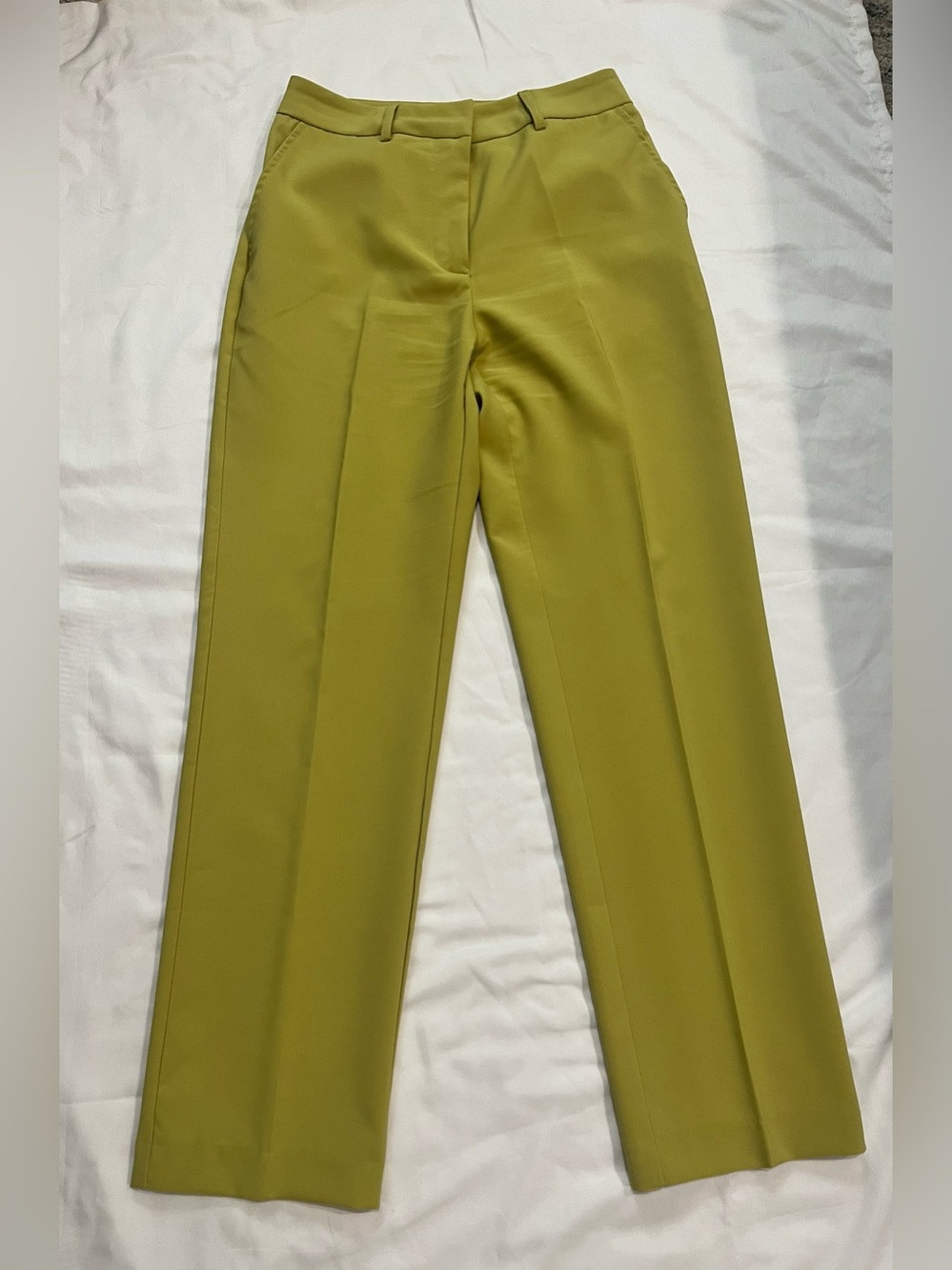 Bagatelle Olive Green High-Rise Wide Leg Trousers - Size 2